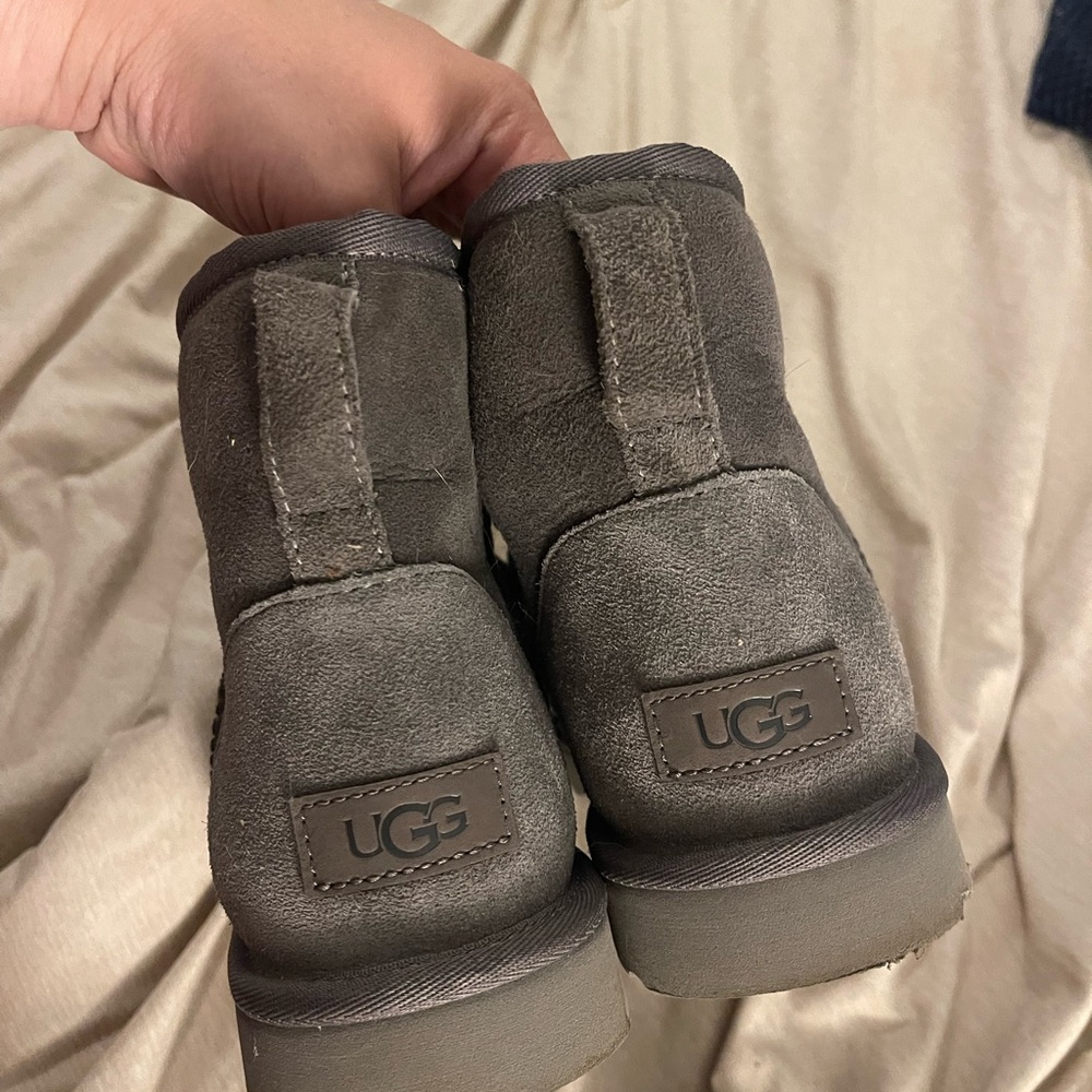UGG Charcoal Suede Boots - Picture 3 of 6